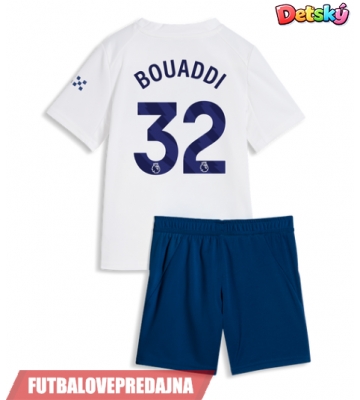 Lacne Dětský Futbalové dres Manchester City Ayyoub Bouaddi #32 2026-27 Krátky Rukáv - Tretina (+ trenírky)